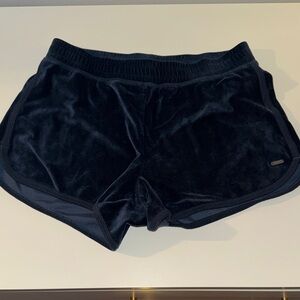 Hollister Velvet Navy Shorts
